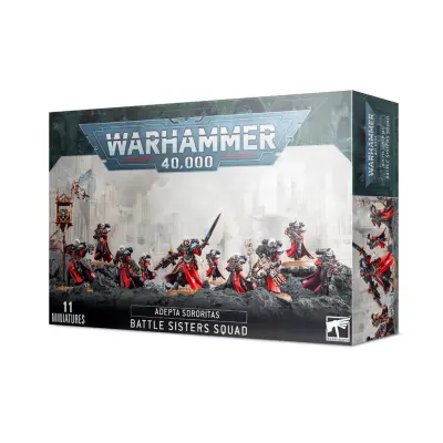 Adepta sororitas: battle sisters squad, warhammer 40000, games workshop, model 52-20